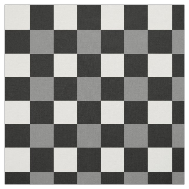Modelo blanco negro de la tela escocesa de la (Retal)