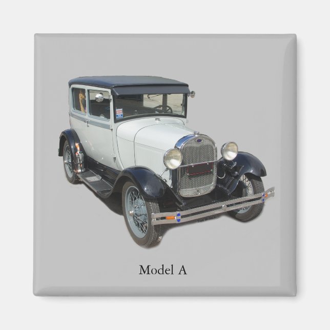Modelo blanco Un imán (Frente)