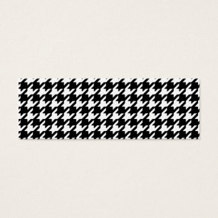 Modelo blanco y negro clásico de Houndstooth