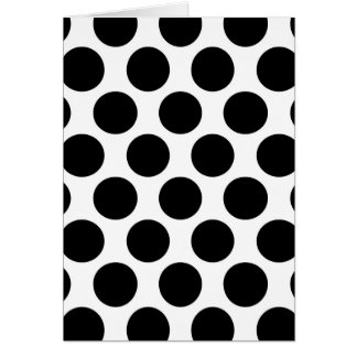 Modelo blanco y negro de Polkadot