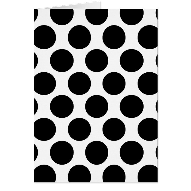 Modelo blanco y negro de Polkadot (Frente)