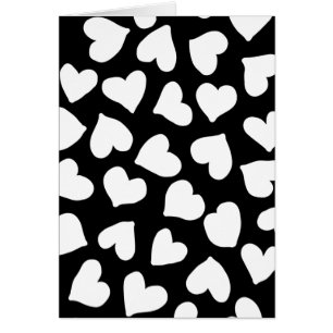 Modelo blanco y negro del corazón