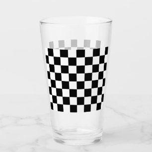 Modelo clásico del blanco del negro del tablero d