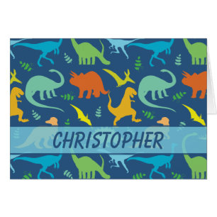 Modelo colorido del dinosaurio a personalizar