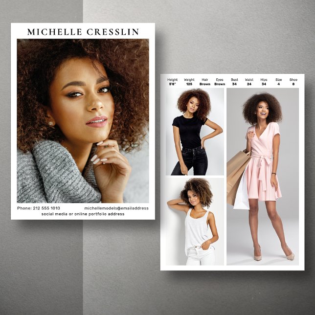 Modelo de 4 plantillas de tarjeta compuesta de dos (Available in high quality print or instant download for quick messaging, email or self printing.)