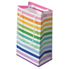 Modelo de banda arcoiris brillante Pequeña bolsa d
