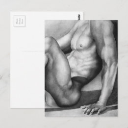 Modelo de Bodybuilder Masculino de Arte Postal mas