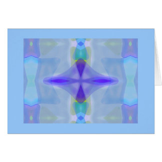 Modelo de cristal de la gema del mar azul