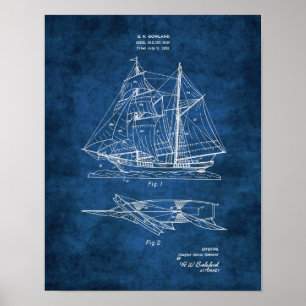 Modelo de diseño de velero #2 Decoración náutica