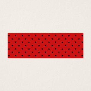 Modelo de estrellas rojo y negro