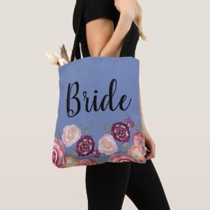 Modelo de flor de novia Bolsa rosa de puntas