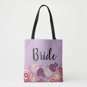 Modelo de flor de novia Bolsa rosa de puntas