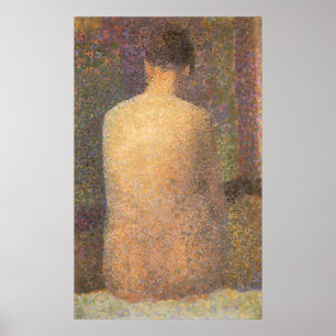Modelo de Georges Seurat, arte vintage
