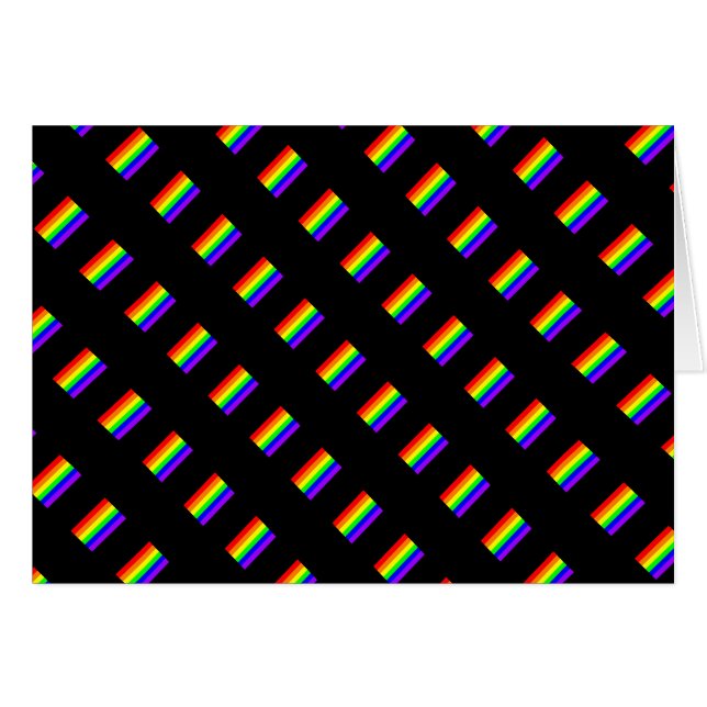 ¡Modelo de la bandera del arco iris del orgullo (Anverso (Horizontal))