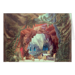 Modelo de la etapa para la ópera 'Tannhauser