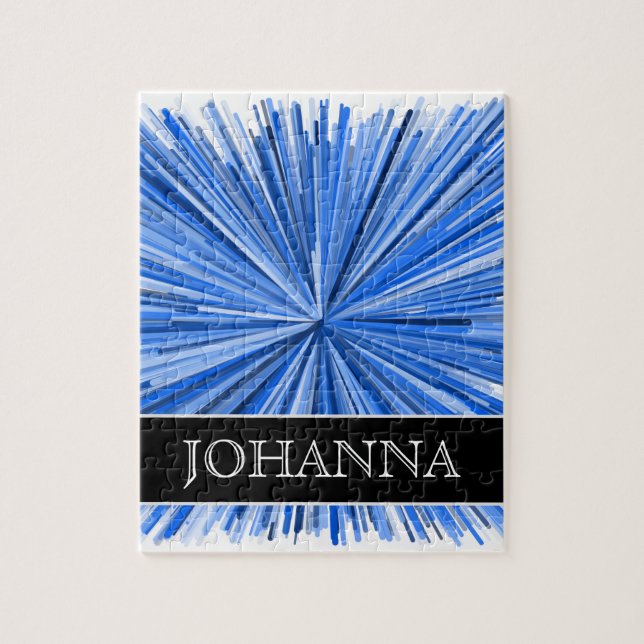 Modelo de la explosión de Blue Line + Rompecabezas (Vertical)