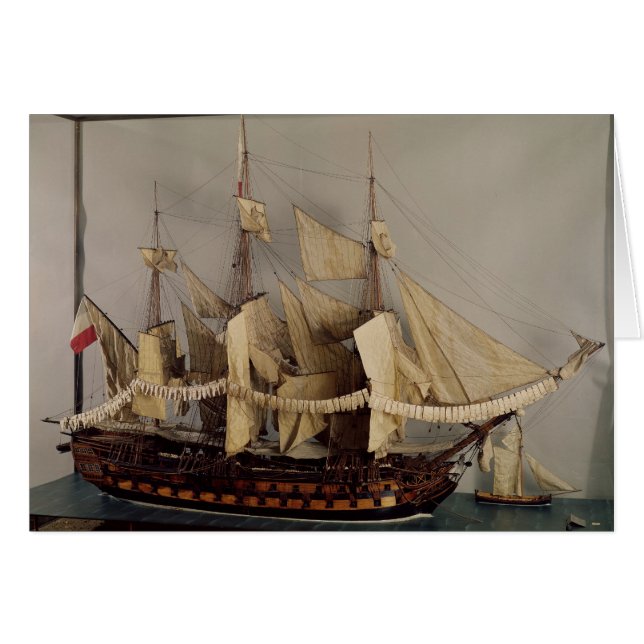 Modelo de la nave 'L'Achille (Anverso (Horizontal))