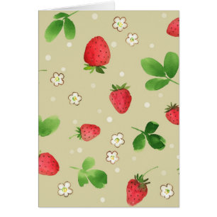 Modelo de las fresas de la acuarela
