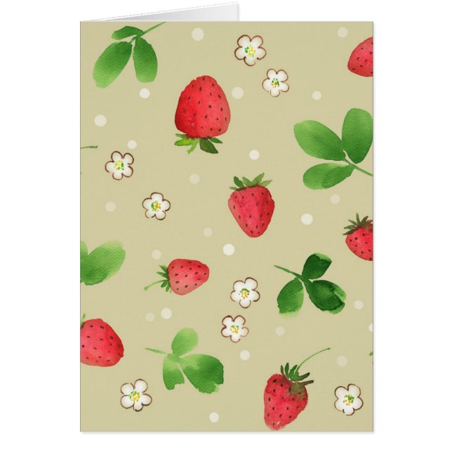 Modelo de las fresas de la acuarela (Frente)