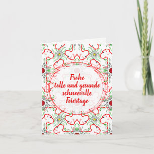 Modelo de las tarjetas de great dane del navidad