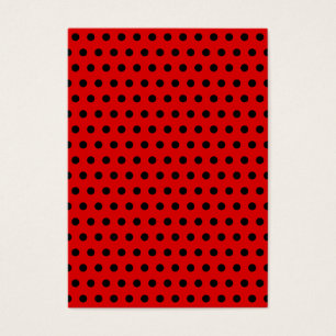 Modelo de lunar rojo y negro. Manchado