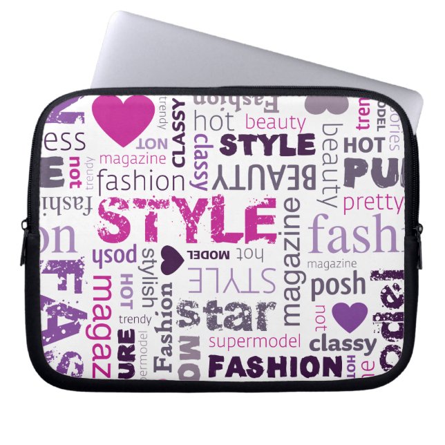 Modelo de moda Estilo Belleza Laptop Funda Protect (Frente)