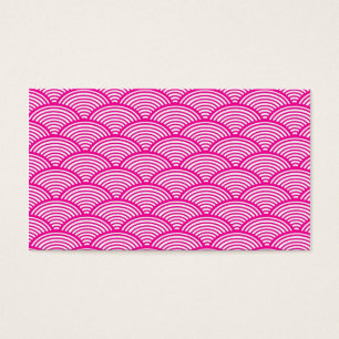 Modelo de onda japonés rosado femenino del