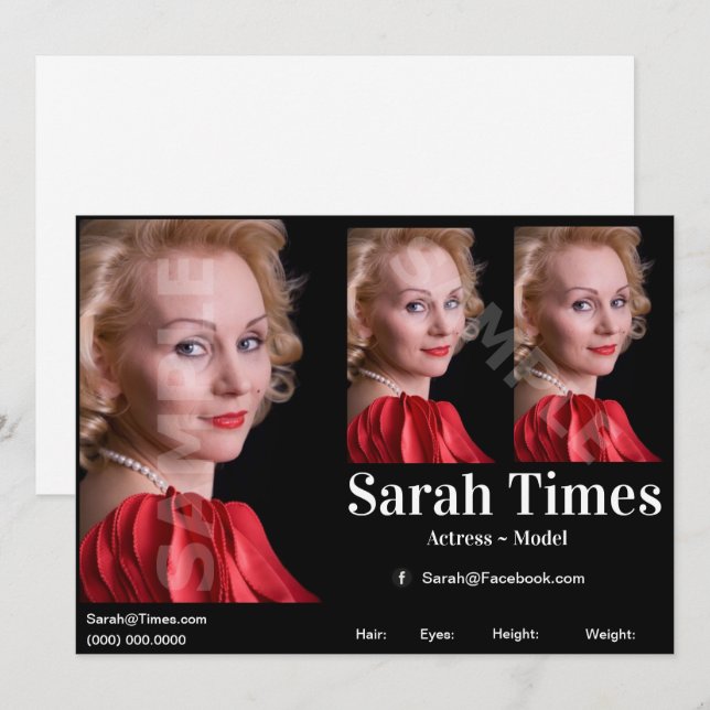 Modelo de plantilla de comp. de cabezales Zed de a (Anverso / Reverso)