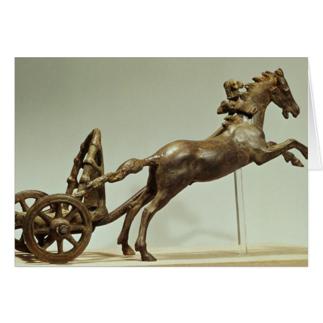 Modelo de un carro de dos caballos (Anverso (Horizontal))