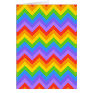 Modelo de zigzag del arco iris
