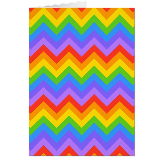 Modelo de zigzag del arco iris (Frente)