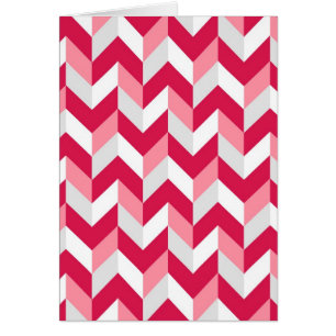 Modelo de zigzag rosado blanco rojo de Chevron de