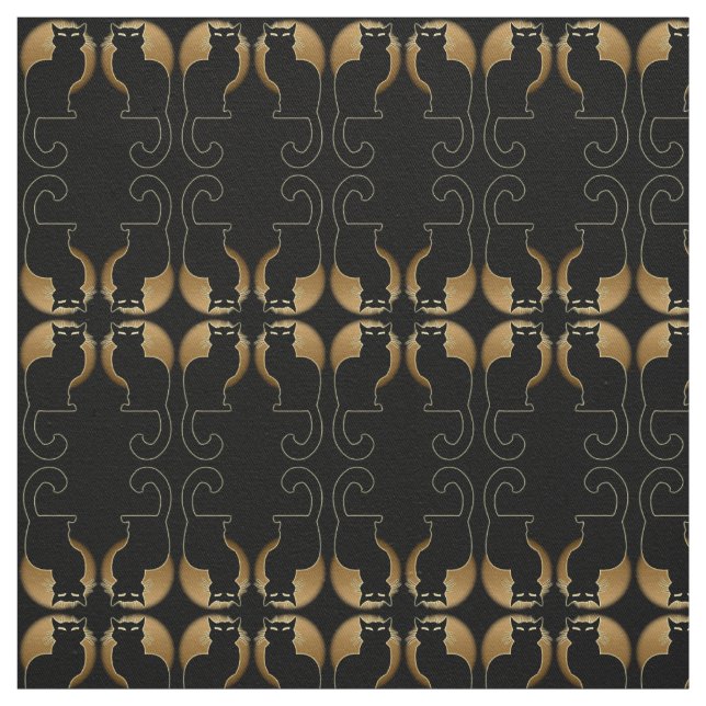 Modelo del amante del gato de las telas del gato (Retal)