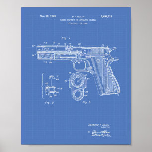 Modelo del arte de la patente de las pistolas