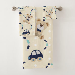 Modelo del bebé de los osos y de los coches de