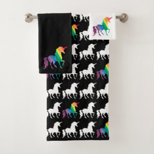 Modelo del blanco del negro del unicornio del arco