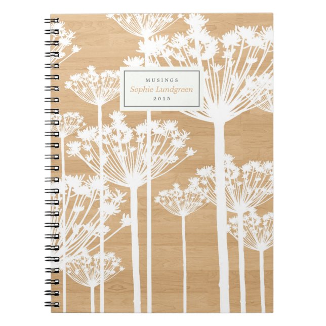 Modelo del diente de león en el cuaderno (Frente)