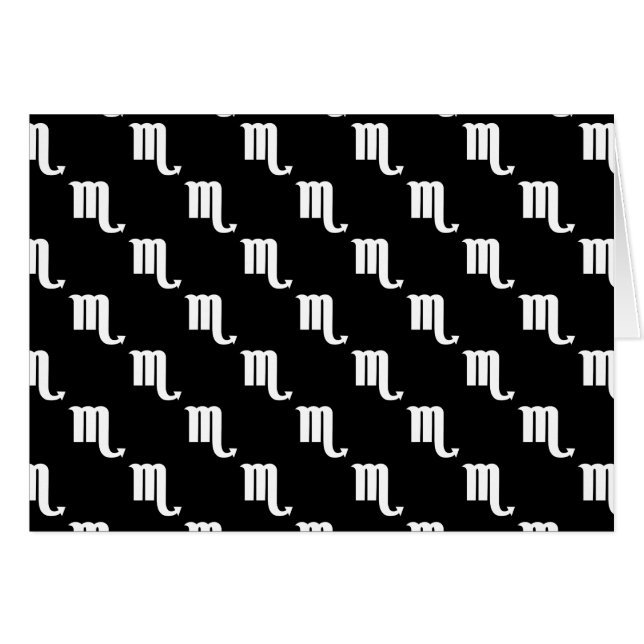 Modelo del escorpión blanco y negro (Anverso (Horizontal))