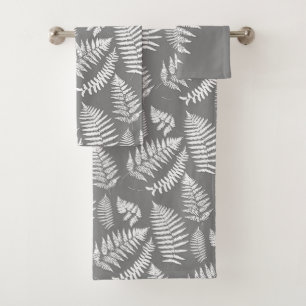 Modelo del helecho del arbolado, gris/gris y