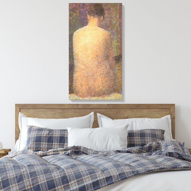 Modelo desde atrás por Georges Seurat, Arte Antigu (Insitu(Dormitorio))