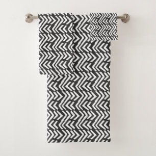 Modelo dibujado de Chevron de la mano negra
