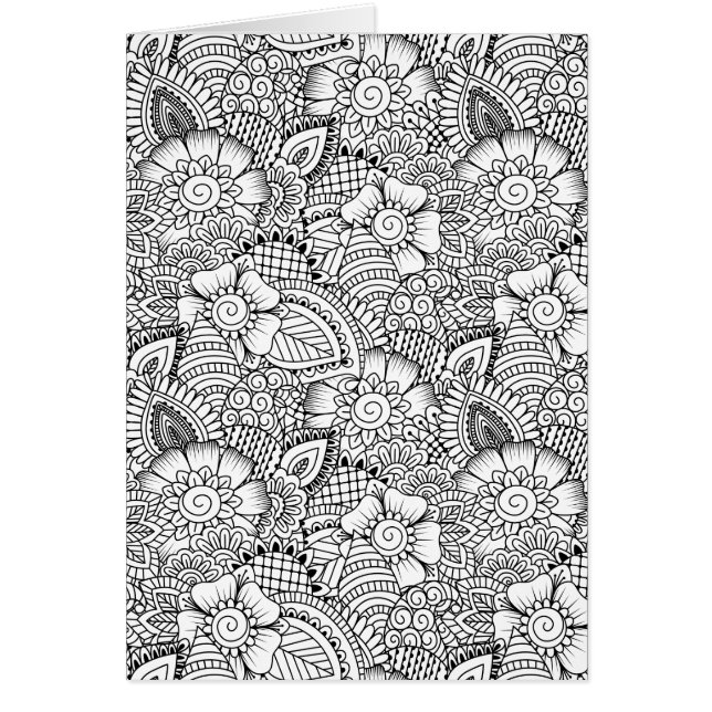 Modelo floral del Doodle (Frente)