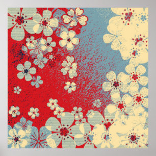 Modelo floral del vintage del arte y diseño