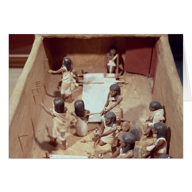 Modelo funerario de un taller textil (Anverso (Horizontal))