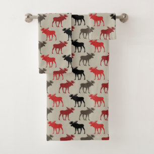 Modelo gris negro rojo de los alces
