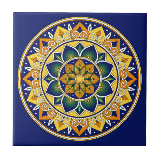 Modelo italiano de la teja - mayólica de los