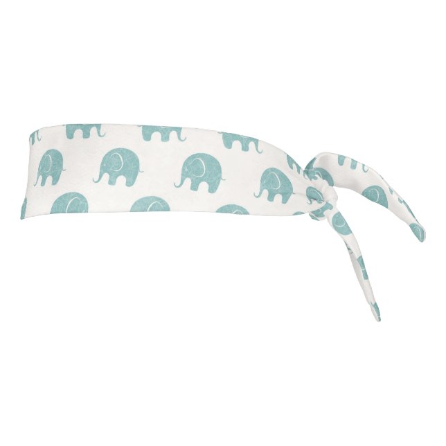 Modelo lindo verde azulado del elefante (Girar 90)