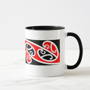 Modelo maorí 2 de Kowhaiwhai - taza