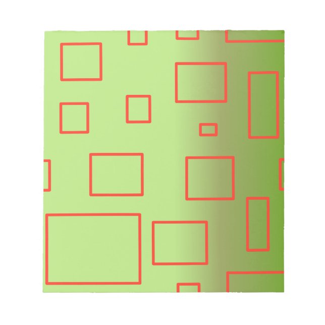 Modelo moderno Bloc de notas de diseño geométrico  (Frente)