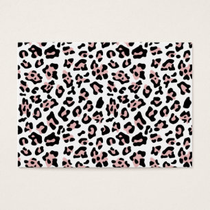 Modelo negro rosado del estampado de animales del